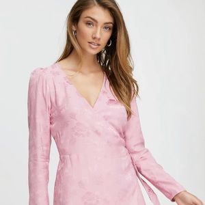 Callie Wilfred Party Wrap Dress Aritzia